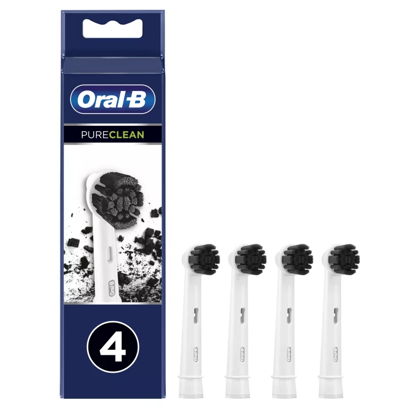 Oral-B Pure Clean ανταλλακτικές κεφαλές οδοντόβουρτσας, 4 τεμ., λευκές (350053)