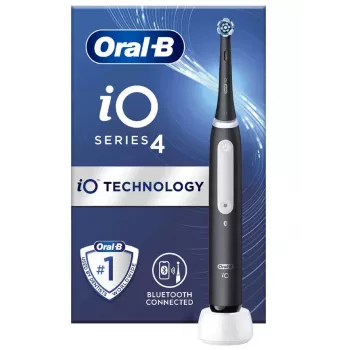 Oral-B iO 4 περιστροφική ηλεκτρική οδοντόβουρτσα ενηλίκων μαύρο