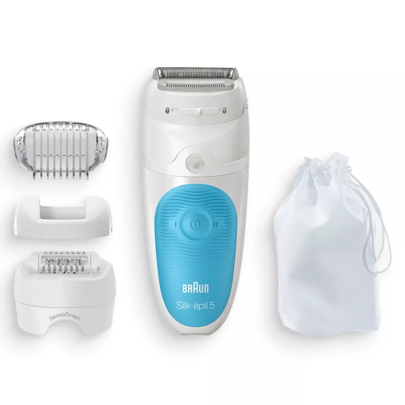 Braun Silk-épil 5 SES 5-605 28 τσιμπιδάκια μπλε, λευκό