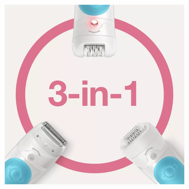 Braun Silk-épil 5 SES 5-605 28 τσιμπιδάκια μπλε, λευκό