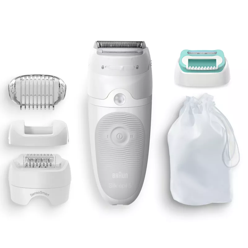Braun Silk-épil 5 81770430 αποτριχωτική συσκευή 28 τσιμπιδάκια λευκό