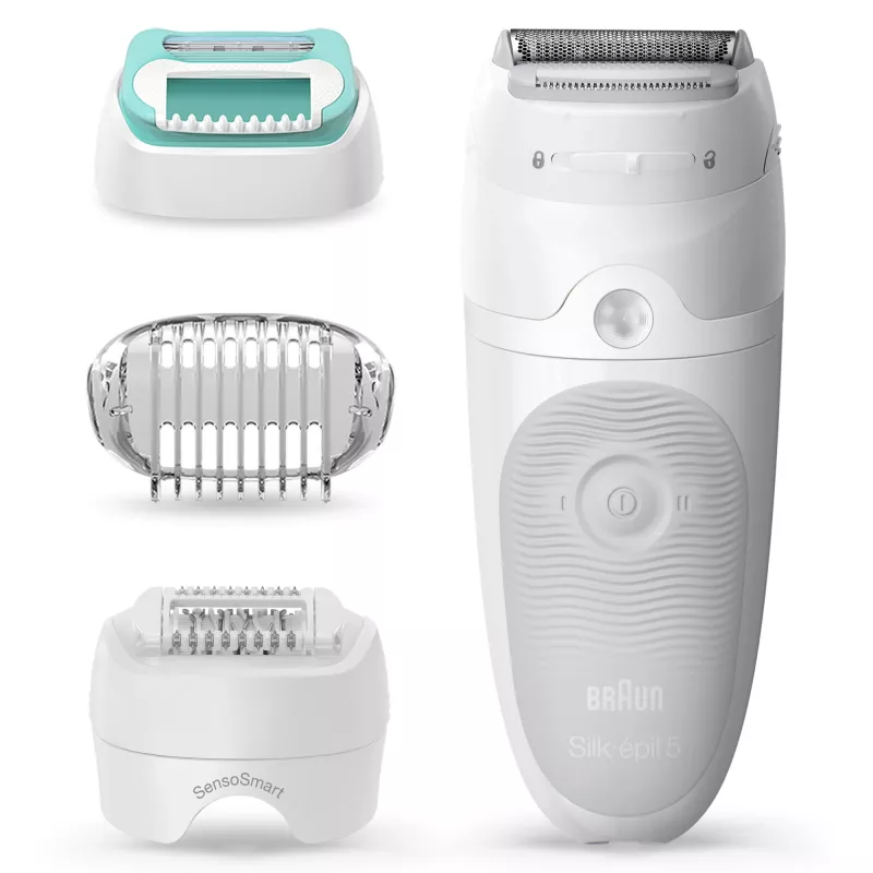 Braun Silk-épil 5 81770430 αποτριχωτική συσκευή 28 τσιμπιδάκια λευκό