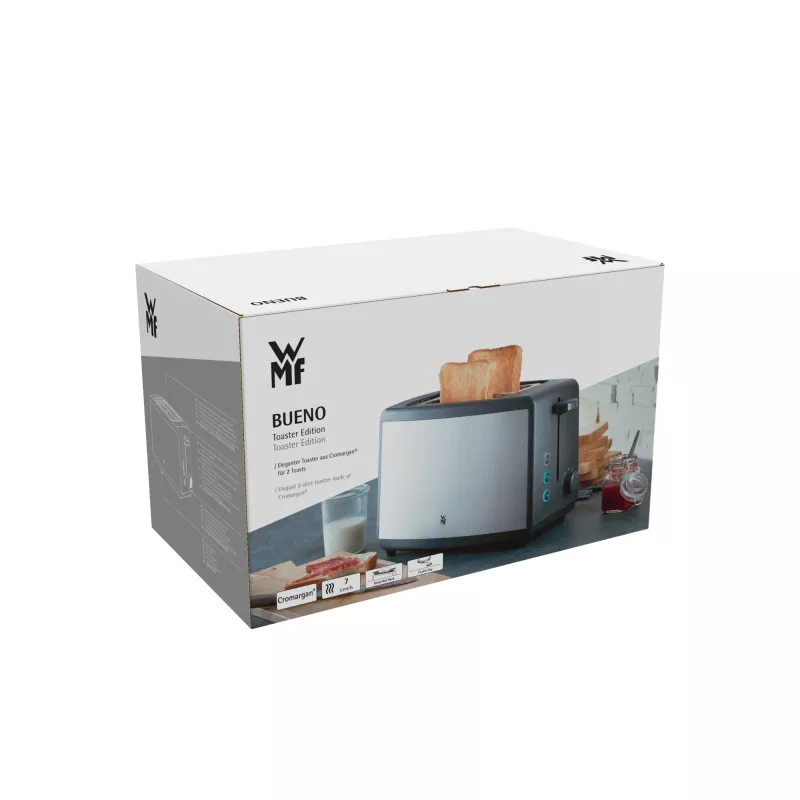 WMF Bueno 0414110011 7 2 δίσκος(-οι) 800 W μαύρο, ασημί