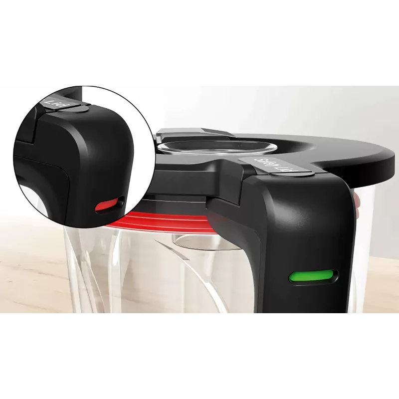 Bosch Serie 4 MMB6382M μπλέντερ επιτραπέζιο 1200 W μαύρο, ανοξείδωτο ατσάλι