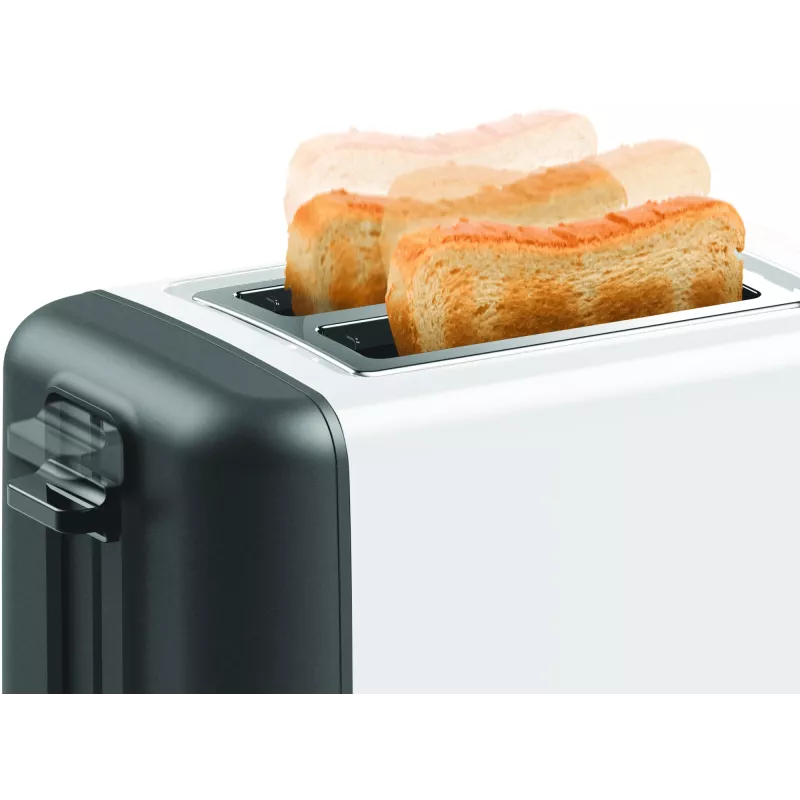 Bosch TAT3P421DE τοστιέρα 2 φέτες 970 W μαύρο, λευκό