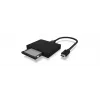 ICY BOX IB-CR402-C31 αναγνώστης καρτών USB 3.1 (Gen 2) Type-C™ μαύρο