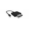 ICY BOX IB-CR402-C31 αναγνώστης καρτών USB 3.1 (Gen 2) Type-C™ μαύρο