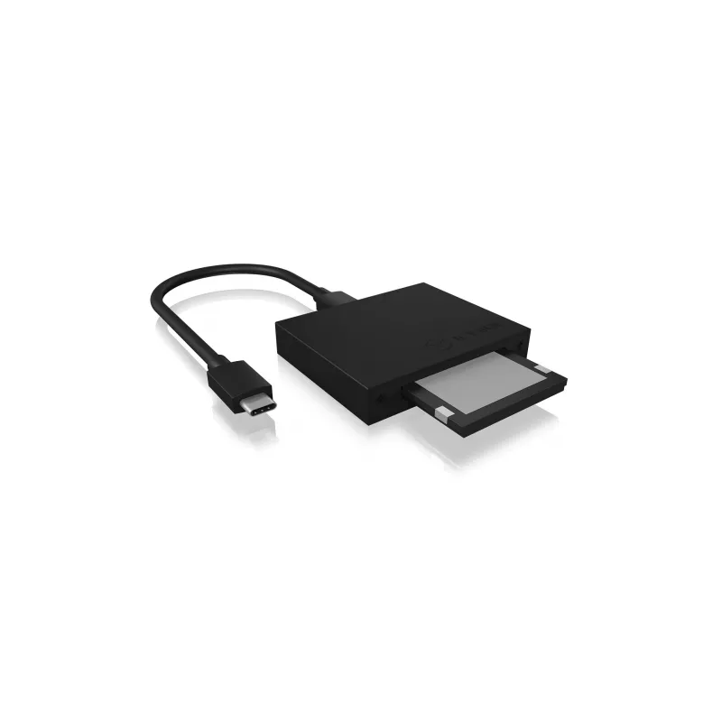 ICY BOX IB-CR402-C31 αναγνώστης καρτών USB 3.1 (Gen 2) Type-C™ μαύρο