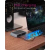 ICY BOX IB-HUB801-TB4 Thunderbolt 4 40000 Mbit/s ανθρακί, μαύρο