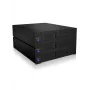 ICY BOX IB-573SSK-12G 8,89 cm (3,5 ίντσες) backplane μαύρο