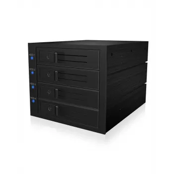 ICY BOX IB-574SSK-12G 8,89 cm (3,5 ίντσες) backplane μαύρο