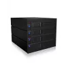ICY BOX IB-574SSK-12G 8,89 cm (3,5 ίντσες) backplane μαύρο