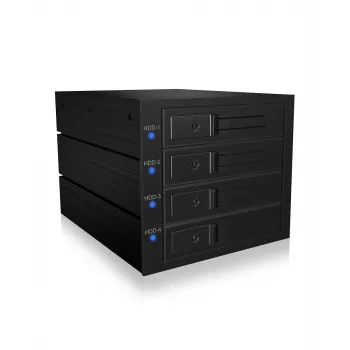 ICY BOX IB-574SSK-12G 8,89 cm (3,5 ίντσες) backplane μαύρο
