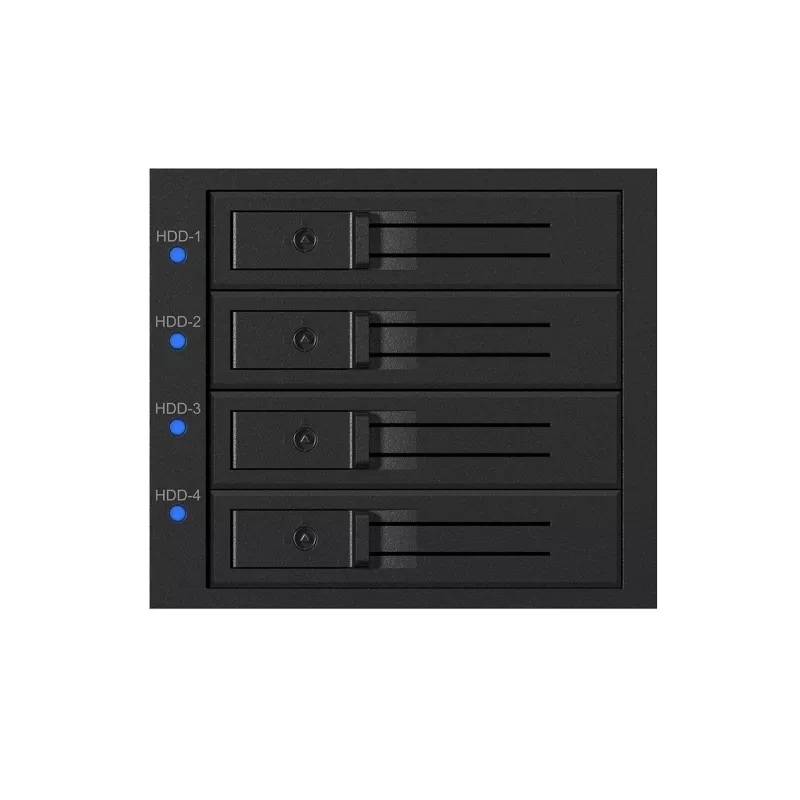 ICY BOX IB-574SSK-12G 8,89 cm (3,5 ίντσες) backplane μαύρο