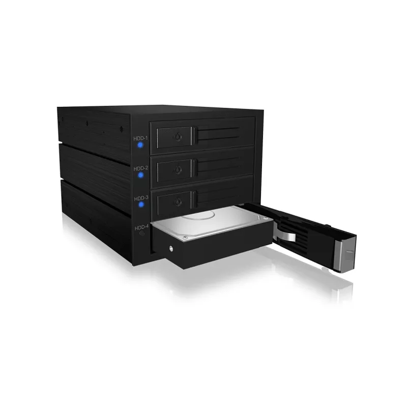 ICY BOX IB-574SSK-12G 8,89 cm (3,5 ίντσες) backplane μαύρο