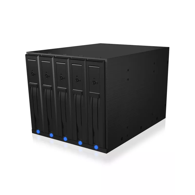 ICY BOX IB-575SSK-12G 8,89 cm (3,5 ίντσες) backplane μαύρο