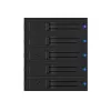 ICY BOX IB-575SSK-12G 8,89 cm (3,5 ίντσες) backplane μαύρο