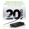 ICY BOX IB-1917M-C32 θήκη SSD μαύρο M.2 τροφοδοτούμενη από USB