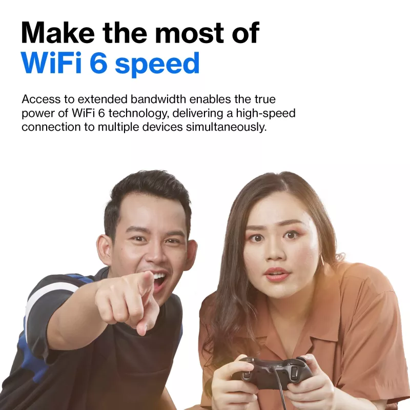 Linksys AX5400 Whole Home Mesh WiFi 6 Dual-Band System, συσκευασία 2 τεμ.