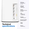 Linksys AX5400 Whole Home Mesh WiFi 6 Dual-Band System, συσκευασία 2 τεμ.