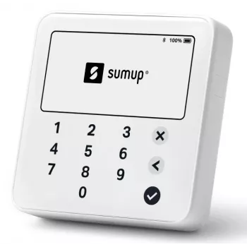 SumUp Solo Lite έξυπνος αναγνώστης καρτών μπαταρία Bluetooth λευκό
