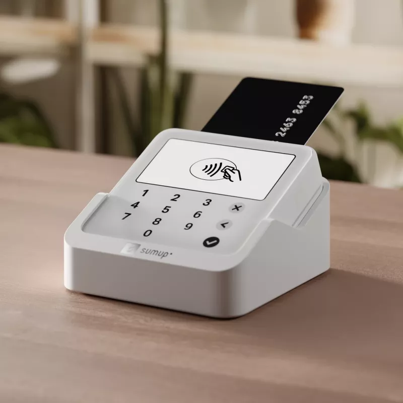 SumUp Solo Lite αναγνώστης έξυπνων καρτών μπαταρία λευκό