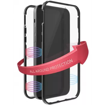 Hama 360° Glas θήκη κινητού 15,5 cm (6,1 ίντσες) θήκη μαύρο, διαφανές