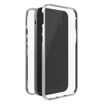Hama 360° Glas θήκη κινητού 15,5 cm (6,1 ίντσες) θήκη ασημί, διαφανές