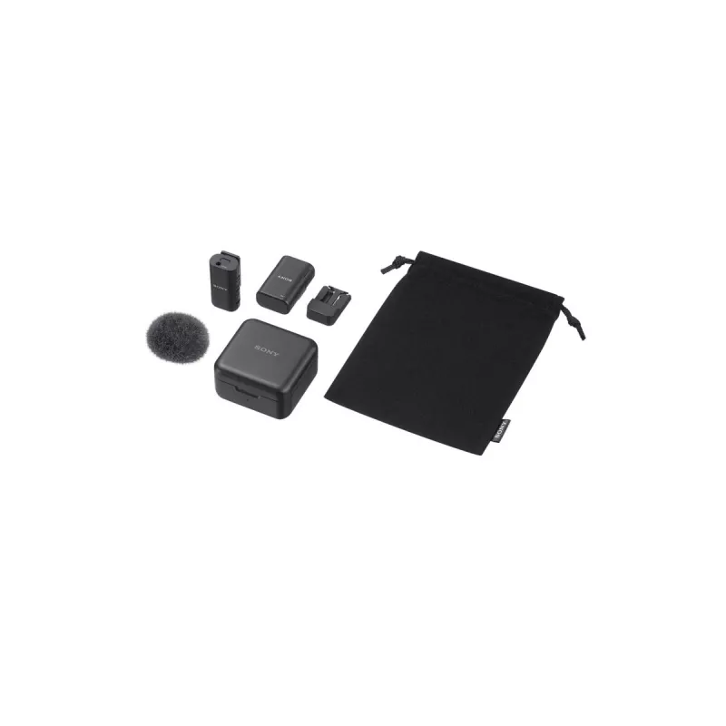 Sony ECM-W3S Μαύρο Ψηφιακό μικρόφωνο κάμερας