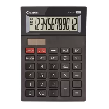 Canon AS-120 II DBL Μίνι επιτραπέζια αριθμομηχανή, Μαύρο