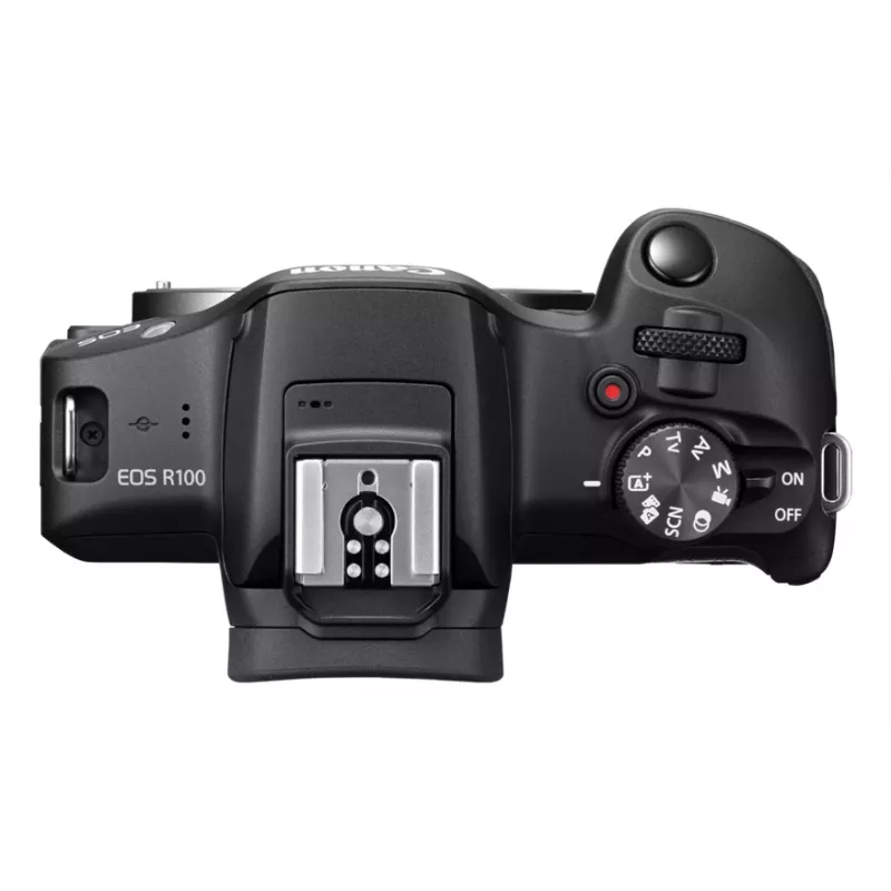 Σώμα mirrorless κάμερας Canon EOS R100, 24.1 MP CMOS, 6000×4000, 4K, Μαύρο