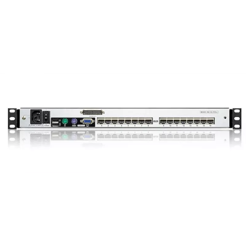 ATEN KL1508AN Κονσόλα rack 48,3 cm (19 inch) Μαύρο 1U