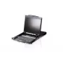 ATEN CL5808N Κονσόλα rack 48,3 cm (19 inch) Μαύρο 1U