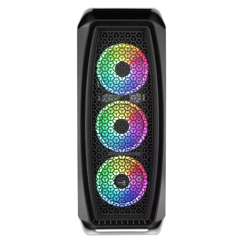 Aerocool AEROONEDUOWHV1 Gaming ATX θήκη 4xARGB ανεμιστήρες λευκό