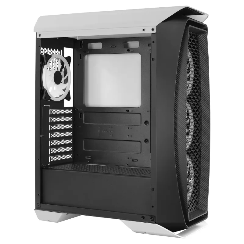 Aerocool AEROONEDUOWHV1 Gaming ATX θήκη 4xARGB ανεμιστήρες λευκό
