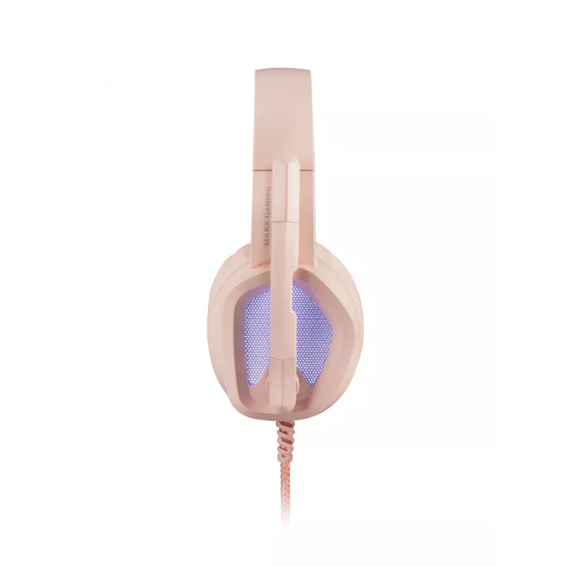 Mars Gaming MH320 headset ενσύρματο κεφαλόδεσμος USB Type-A ροζ