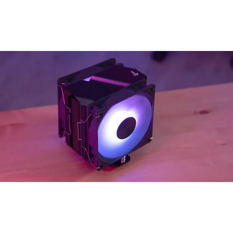 Aerocool Rime 4 Dual ψύκτρα επεξεργαστή αέρα 12 cm μαύρο 1 τεμ.