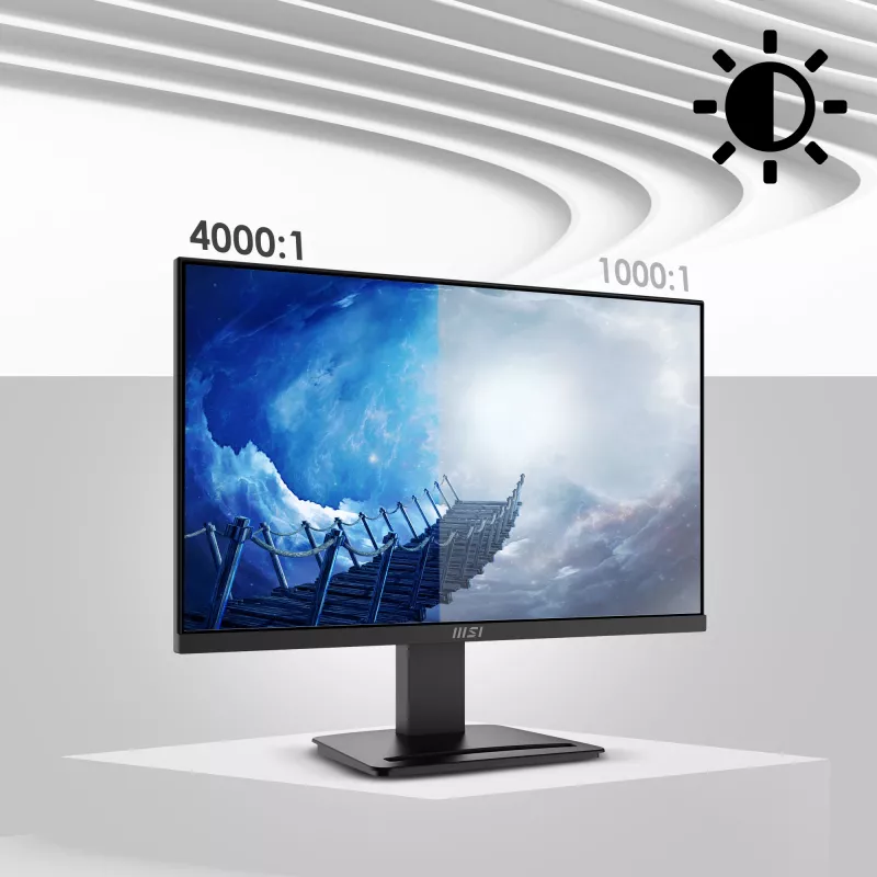 MSI Pro MP2412 οθόνη υπολογιστή 60,5 cm (23,8 ίντσες) 1920 x 1080 Pixel Full HD LCD μαύρη