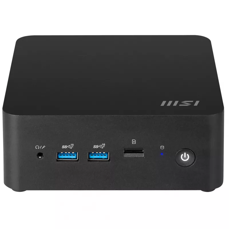MSI Cubi NUC 1MG-003EU Intel Core 3 100U 8 GB DDR5-SDRAM 512 GB SSD Windows 11 Pro Mini-PC μαύρο