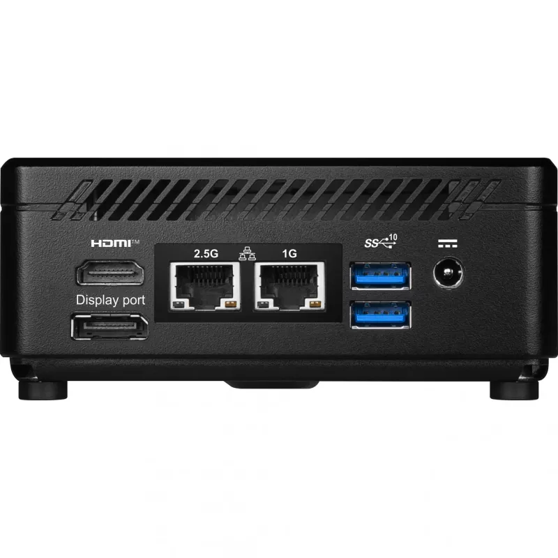 MSI Cubi 5 12M-457EU Intel® Core™ i7 i7-1255U 16 GB DDR4-SDRAM 512 GB SSD Windows 11 Pro Mini-PC μαύρο