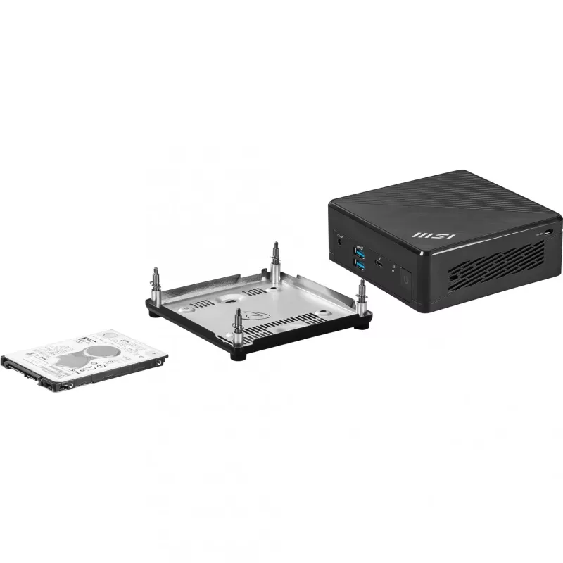 MSI Cubi 5 12M-457EU Intel® Core™ i7 i7-1255U 16 GB DDR4-SDRAM 512 GB SSD Windows 11 Pro Mini-PC μαύρο