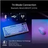 ASUS ROG Azoth Πληκτρολόγιο Gaming USB + RF Wireless + Bluetooth Λευκό