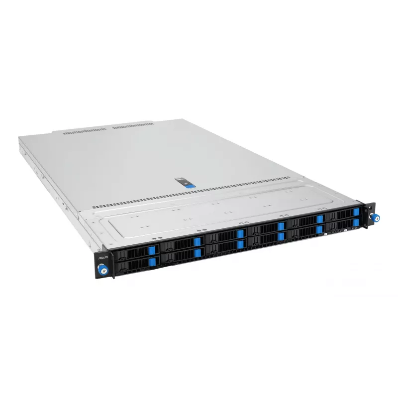 ASUS RS700-E12-RS12U Rack (1U) Μαύρο, Ατσάλι