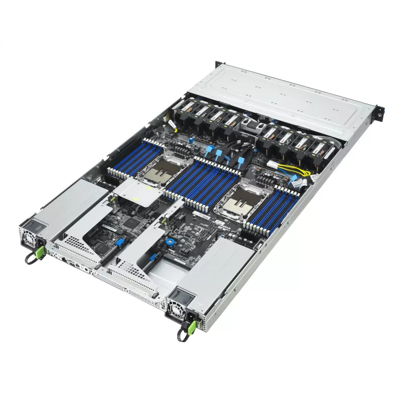 ASUS RS700-E12-RS12U Rack (1U) Μαύρο, Ατσάλι