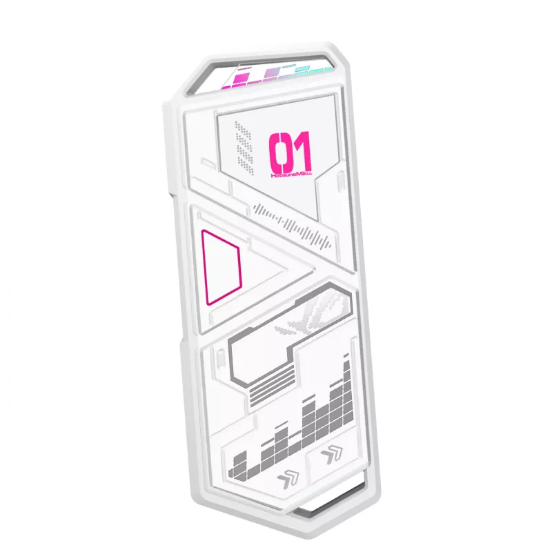 Θήκη SSD ASUS ROG Strix Arion Hatsune Miku Edition Λευκό M.2 PCIe USB Type-C 10 Gbit/s