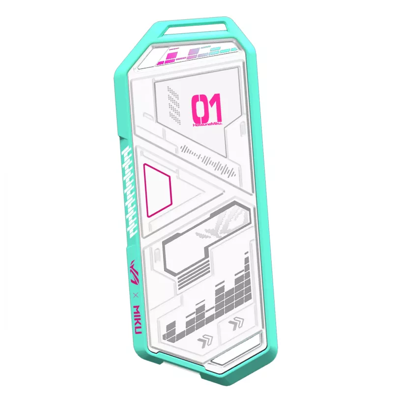 Θήκη SSD ASUS ROG Strix Arion Hatsune Miku Edition Λευκό M.2 PCIe USB Type-C 10 Gbit/s