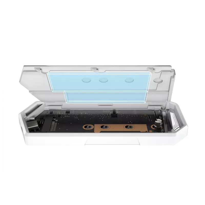 Θήκη SSD ASUS ROG Strix Arion Hatsune Miku Edition Λευκό M.2 PCIe USB Type-C 10 Gbit/s