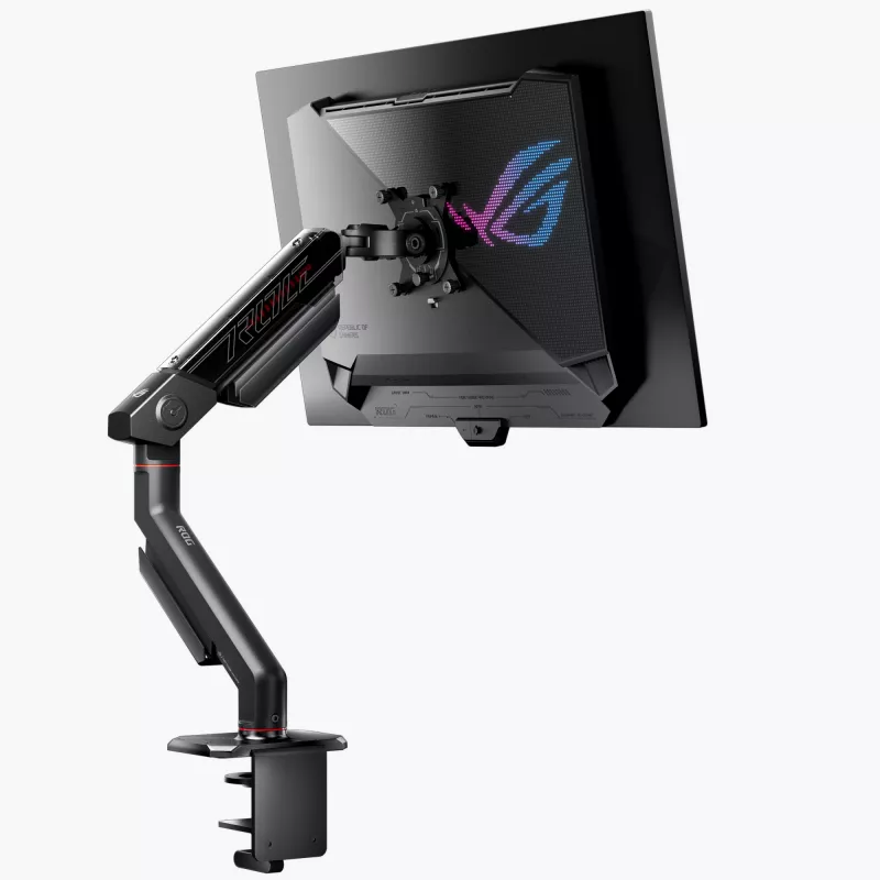 ASUS AAS01R 124,5 cm (49 ίντσες) Βραχίονας γραφείου Μαύρο