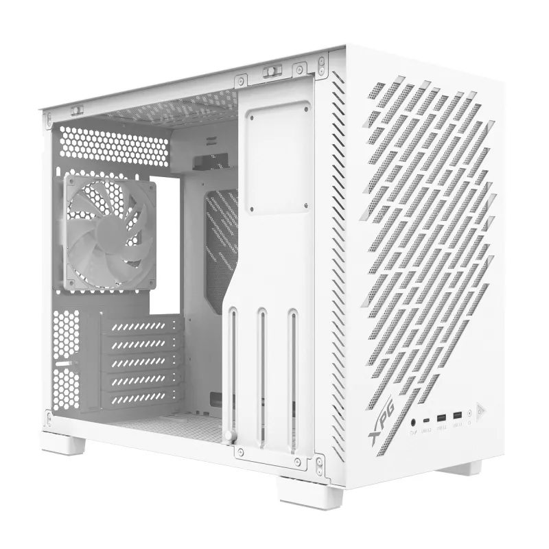 Κουτί MIDI-TOWER XPG VALOR AIR NANO - Λευκό, Midi Tower, PC, λευκό, micro ATX, Mini-ITX, SPCC, 17 cm