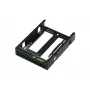 QNAP QDA-A2AR - Εσωτερική θήκη RAID - 3.5 to 2 x 2.5 (8,9 cm έως 2 x 6,4 cm) - RAID 0, 1, JBOD - SATA 6Gb/s
